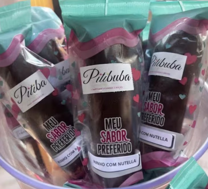 Chup-Chup Ninho com Nutella
