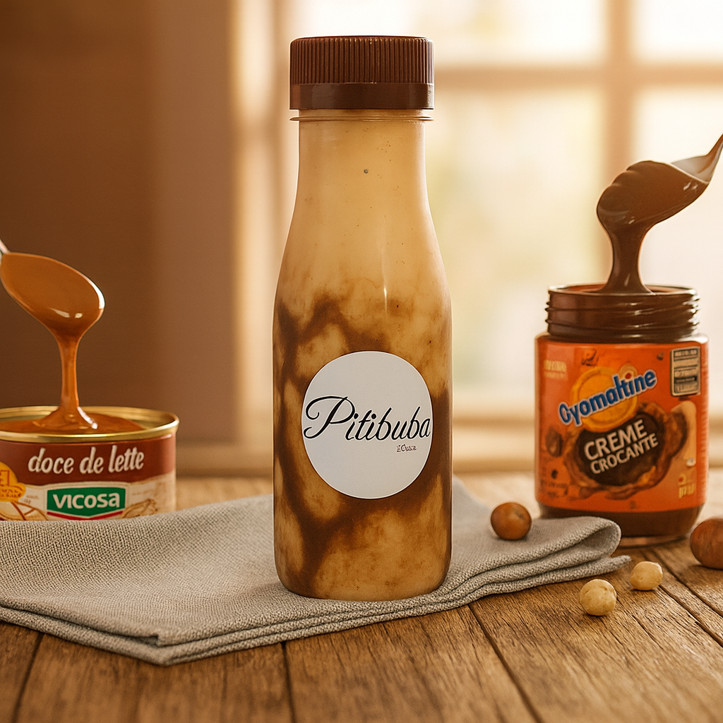 Milk Shake de Ovomaltine com Doce de leite